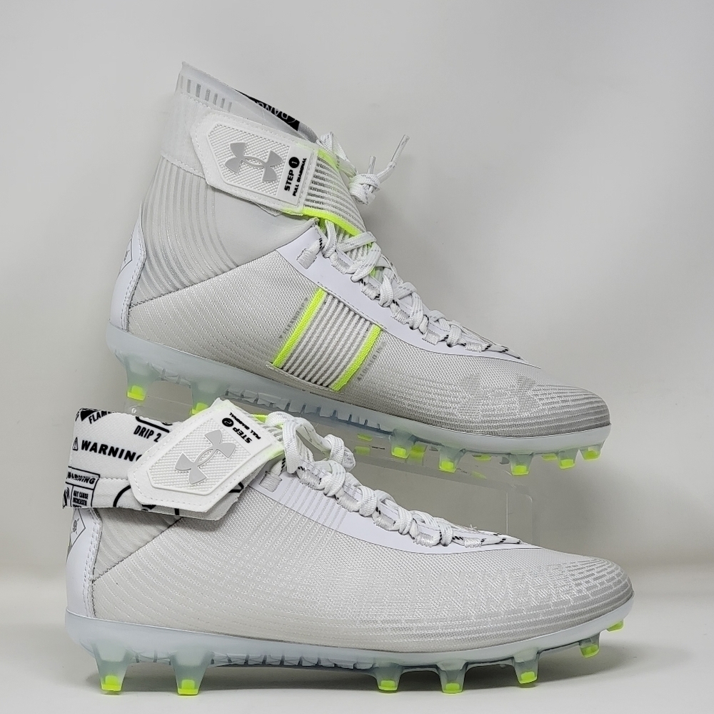 Under Armour Highlight MC Football Cleats Men's Size 11.5 White 3023716-106 New